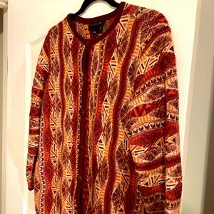 COOGI button up long sweater, cashmere, excellent condition, size small.